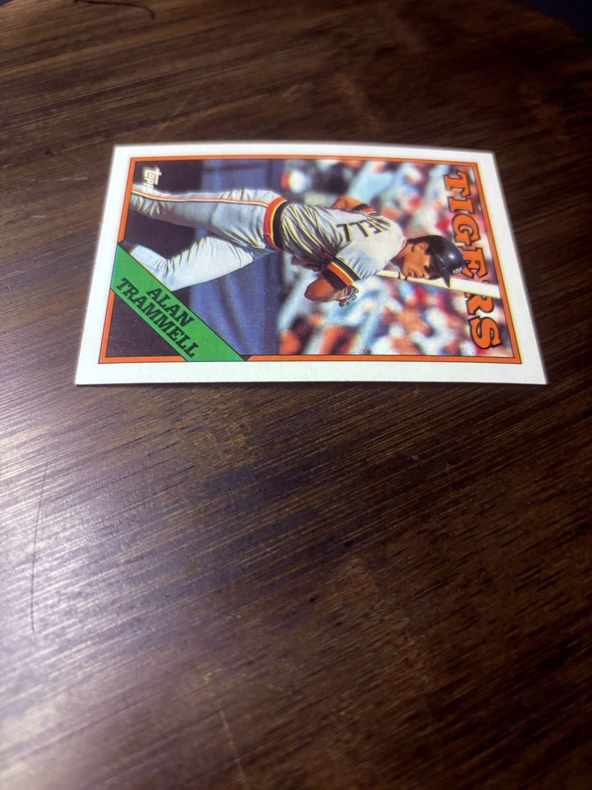 1988 Topps Alan Trammell Baseball Card #320 Tigers HOF High Grade See Photos3