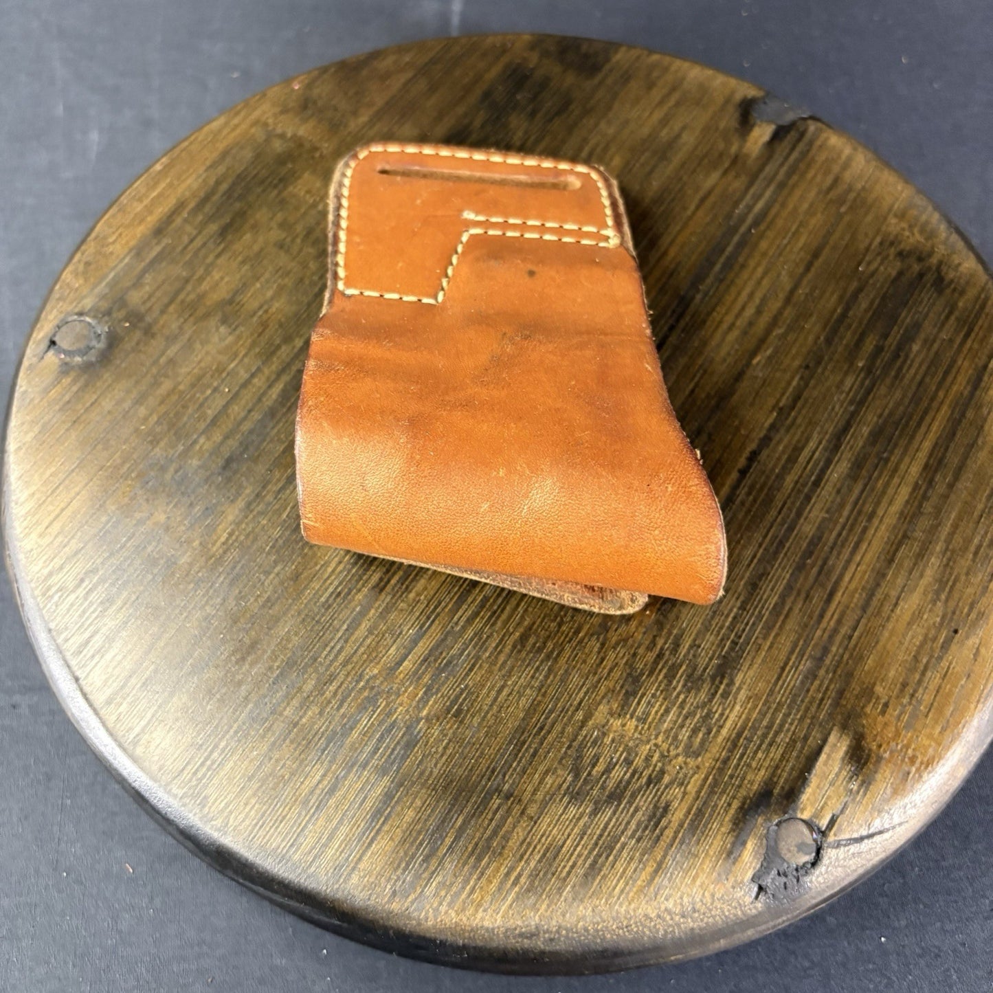 Yaqui 456 Holster For S&W 9mm Davis Leather Company, Firing Grip From Draw!2