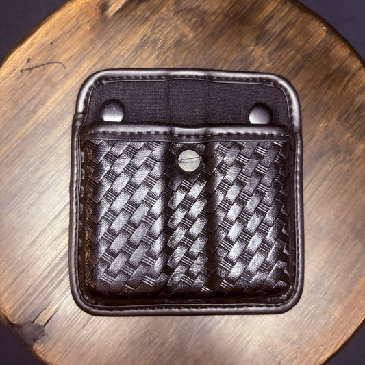 Bianchi Mag Magazine Pouch Open Top Size 2 AccuMold Elite 9mm & .40 Basket Weave0