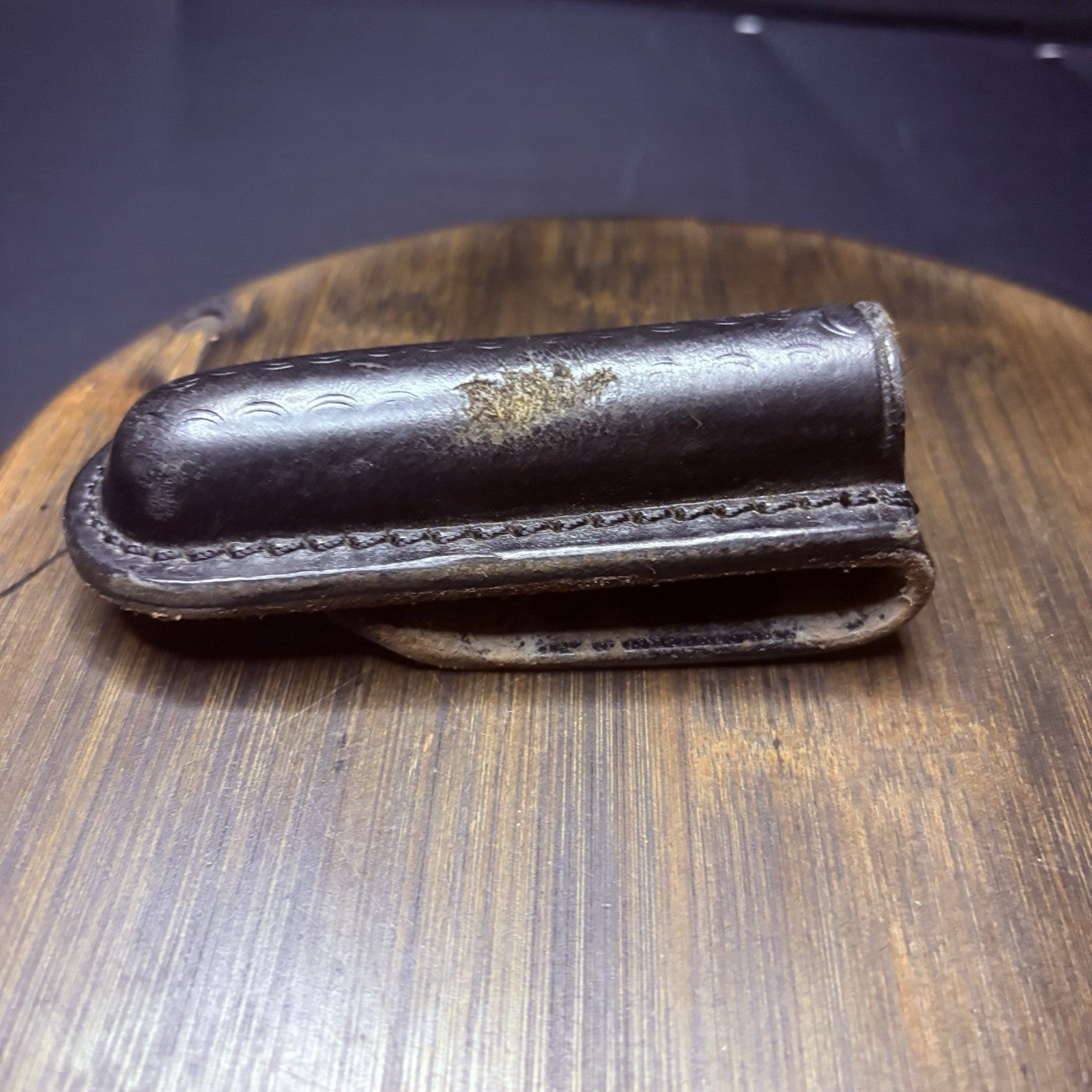 Safety Speed Small Leather Baton/ Compact Flashlight Holster Pouch5