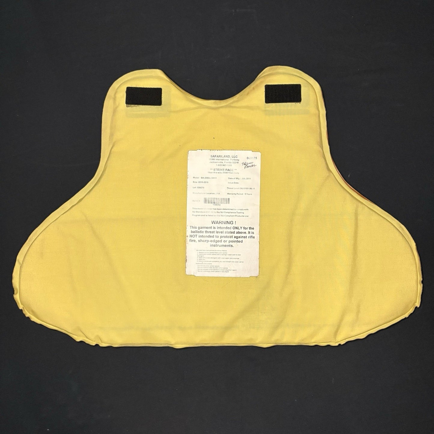 Second Chance Bullet Proof Vest Level II (2) Size XL Concealable Ballistic Vest8