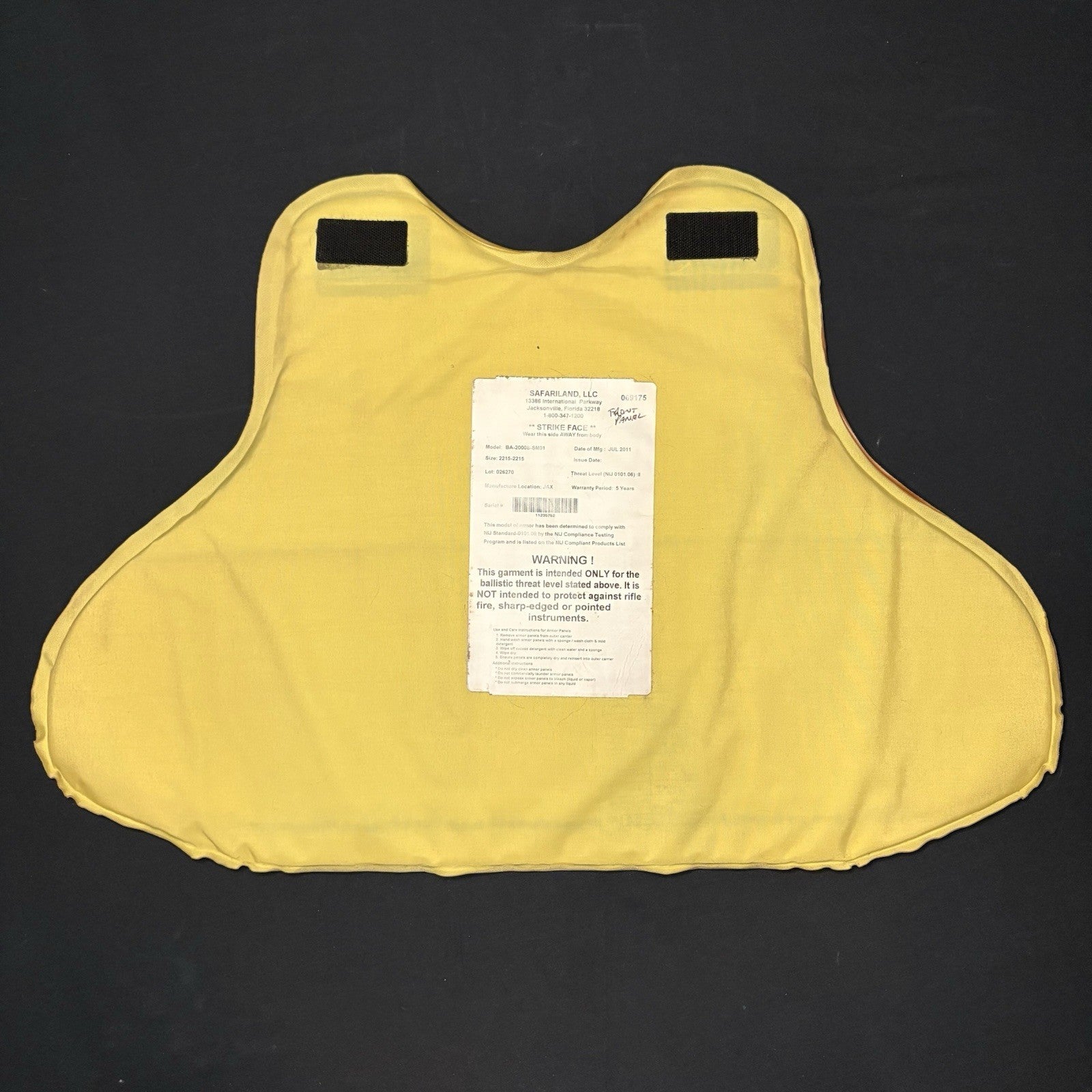 Second Chance Bullet Proof Vest Level II (2) Size XL Concealable Ballistic Vest8