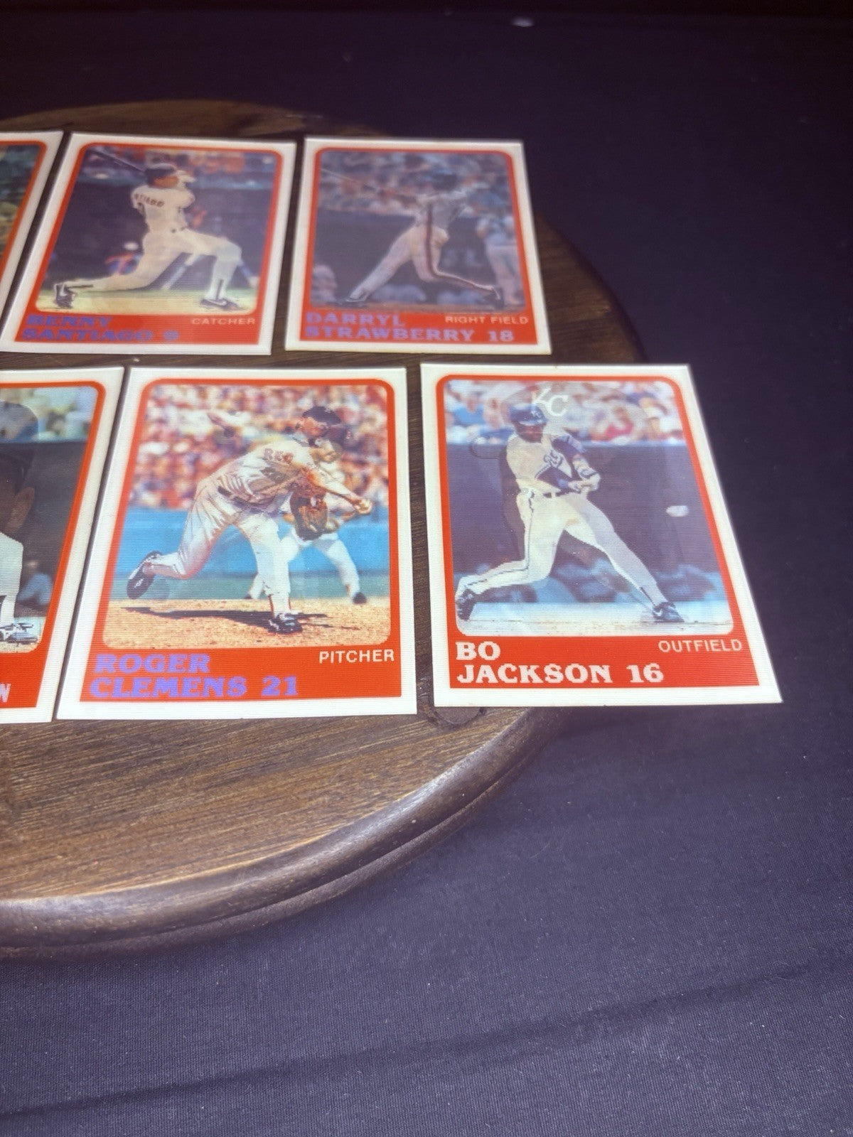 Vintage 1988 Hologram Sportflics (Lot of 7) Rare High Grade Card BO JACKSON10