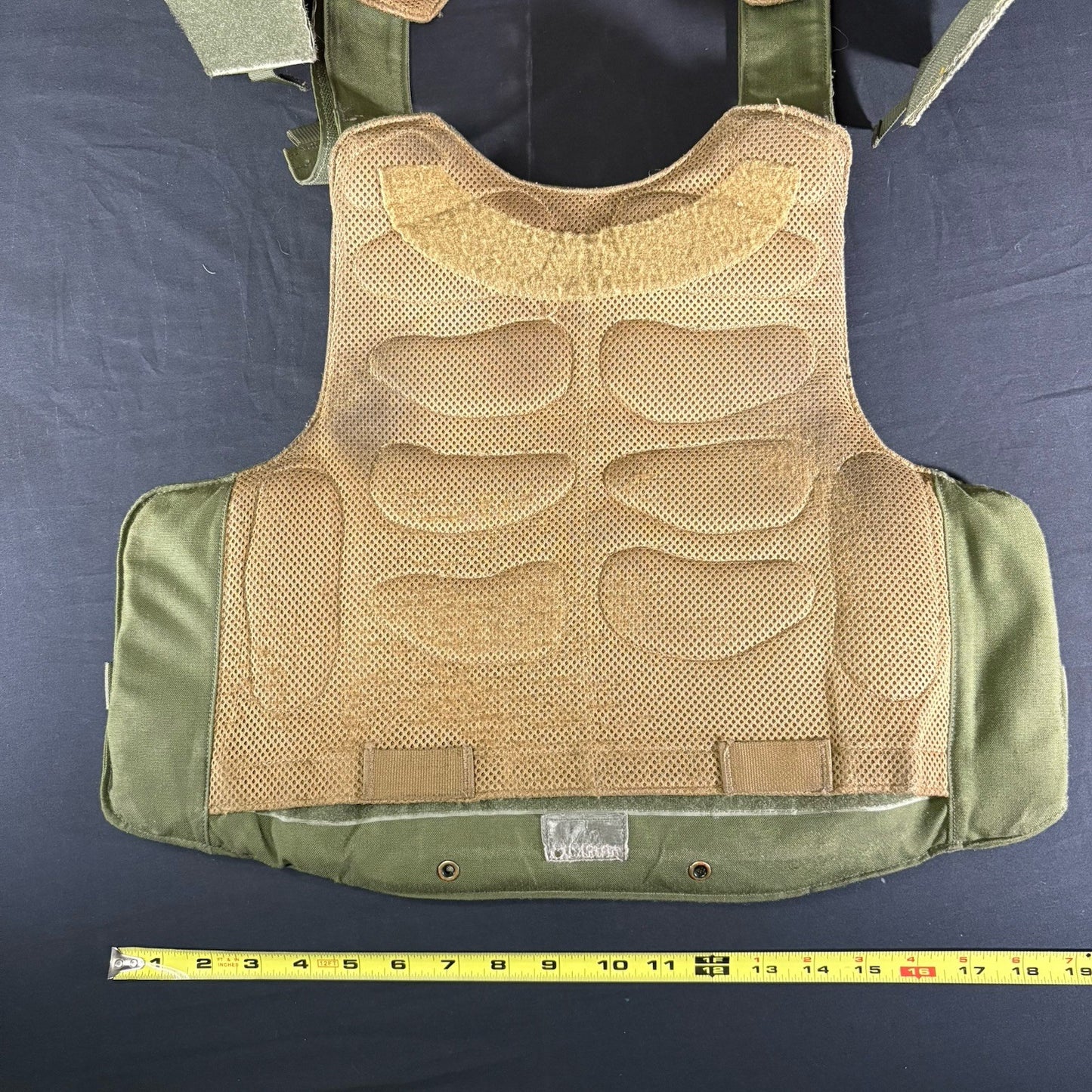 PB Carrier with Level 3A(IIIA) Soft Body Armor FLXIIIA Tactical OD Green Vest8