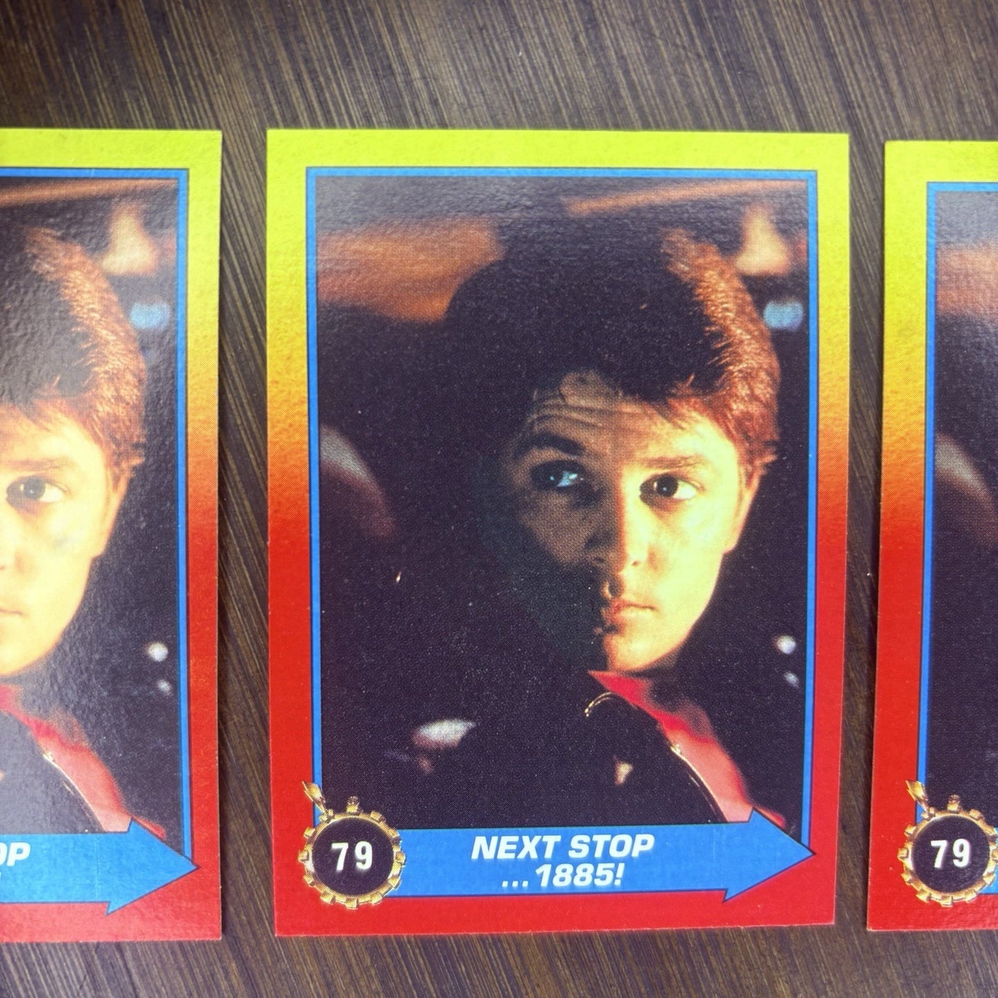 (Lot Of 3) 1989 Topps Back to the Future II #79 "Next Stop... 1885!" High Grade3