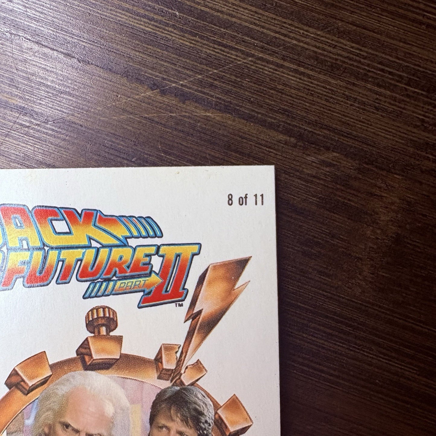 1989 Topps Back to the Future Part II Stickers #8 Will Grade High, See Photos8