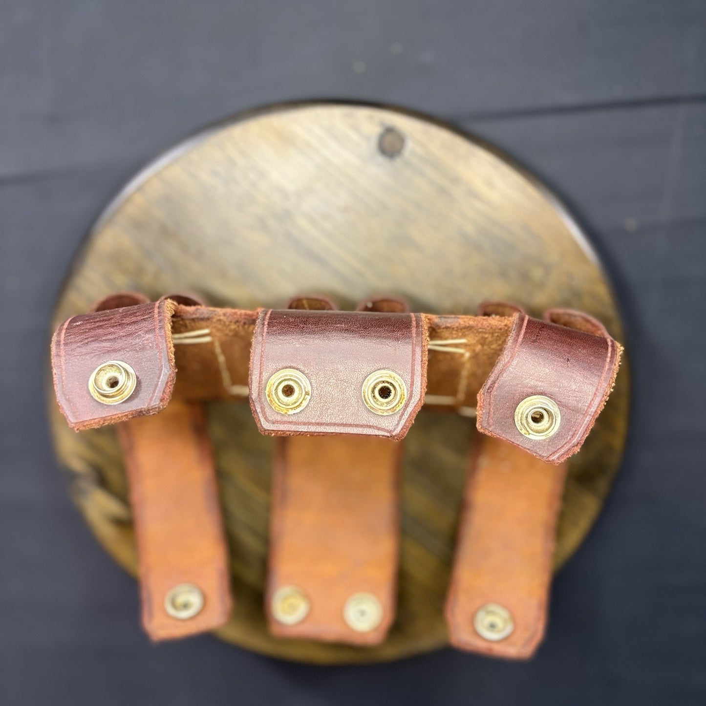 Custom Crafted Guns And Leather Shotgun Shell Belt Carrier By Trigger Happy14