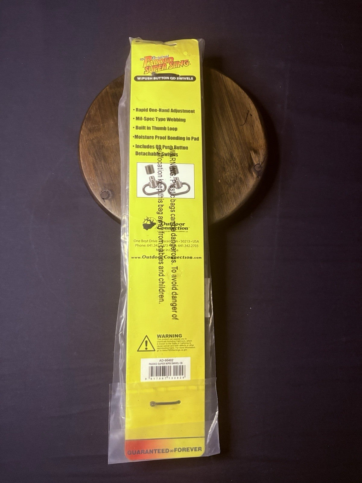 Outdoor Connection Padded Super Sling Coyote Brown Rifle Sling w/QD Swivels4