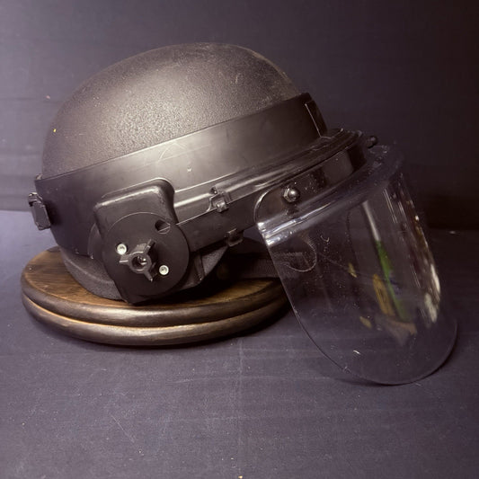 Protech Ballistic Helmet 3A (IIIA)Size Medium Removable Face Shield Bullet Proof0