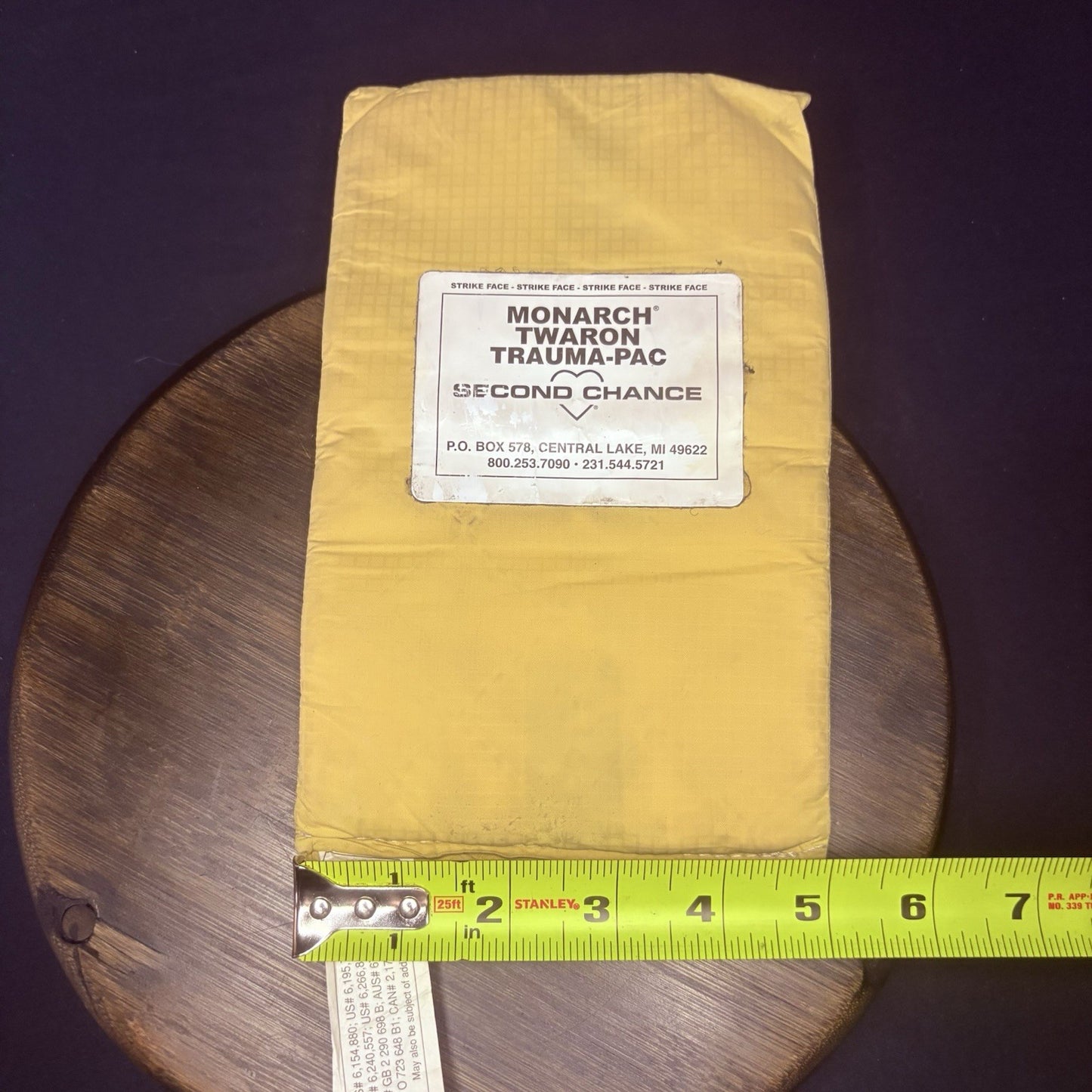 Second Chance Monarch TWARON Trauma Pac Plate 5"x 8" Soft Impact Panel3