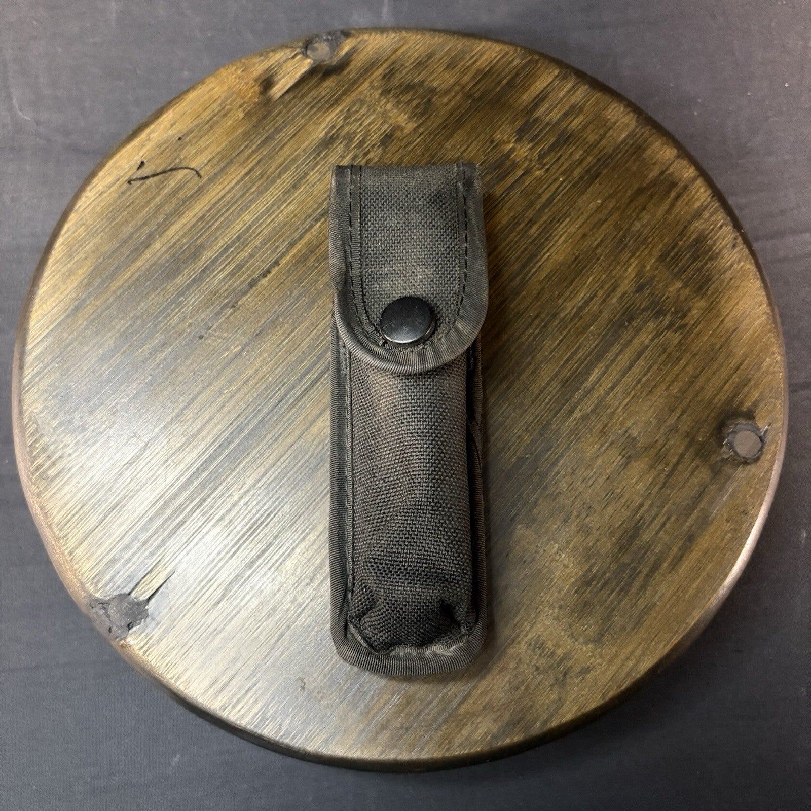 Uncle Mikes Compact Flashlight Pouch, Duty Belt Gear Black Nylon Case ~ 6”~0