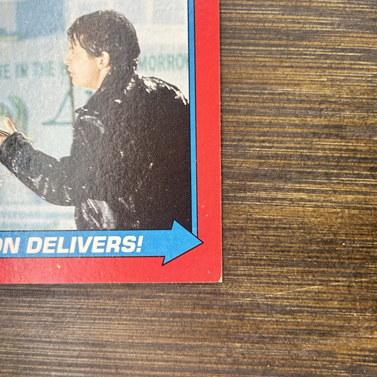 1989 Back to the Future #75 Topps Trading Card "Western Union Delivers!"5