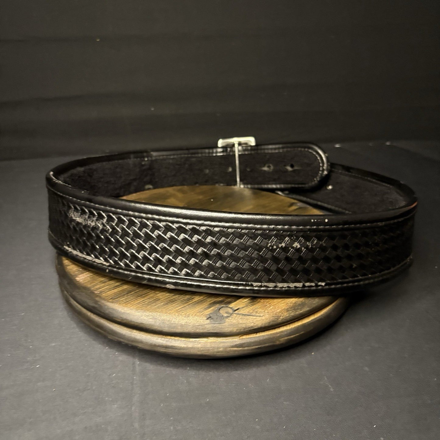 Bianchi 7960 Belt AccuMold Elite Sam Browne Duty Belt Size 32”- 34” Basketweave9