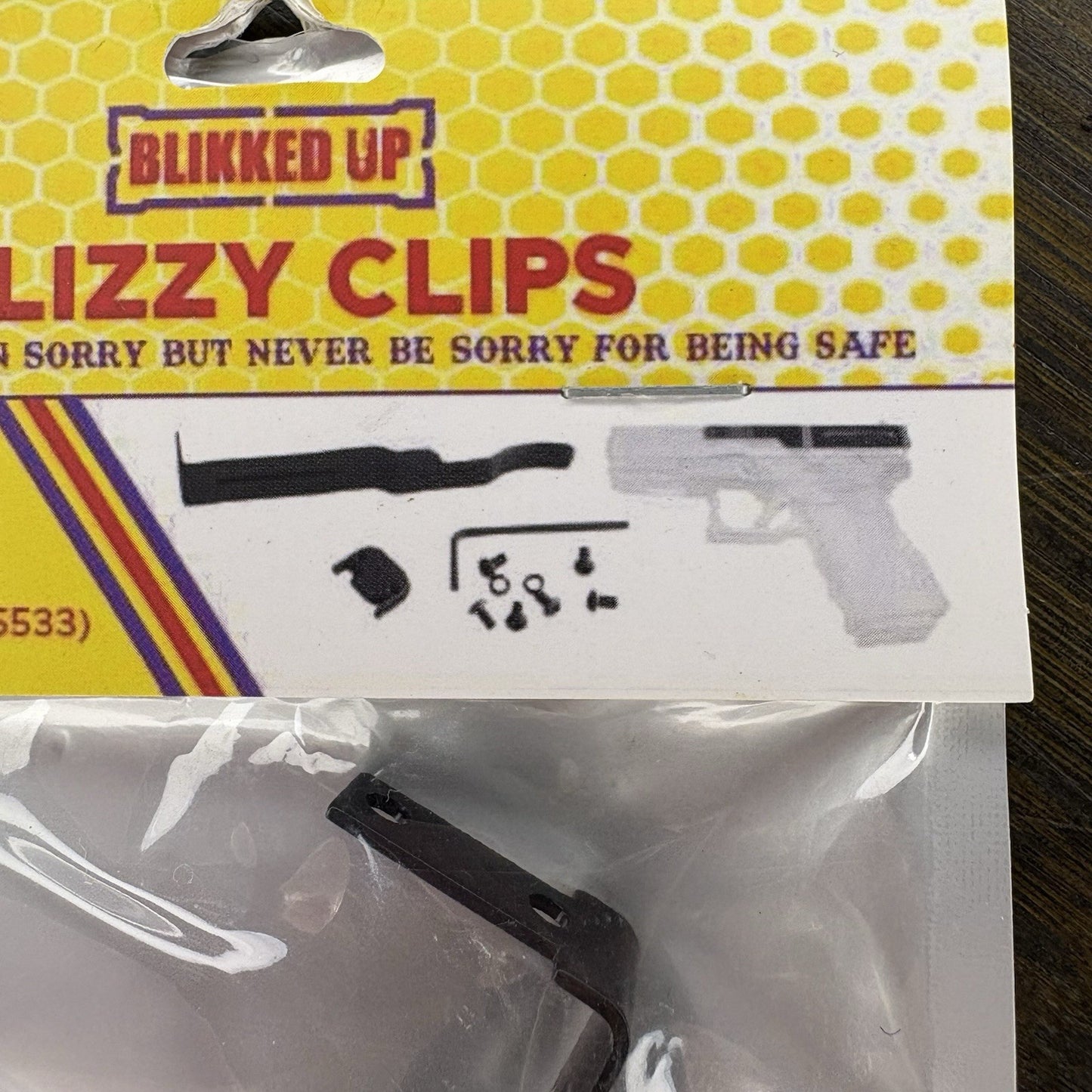 IWB Belt Clip Glock Slide Holster Blikked Up Glizzy Clip 17/19/23/24/25/26/274