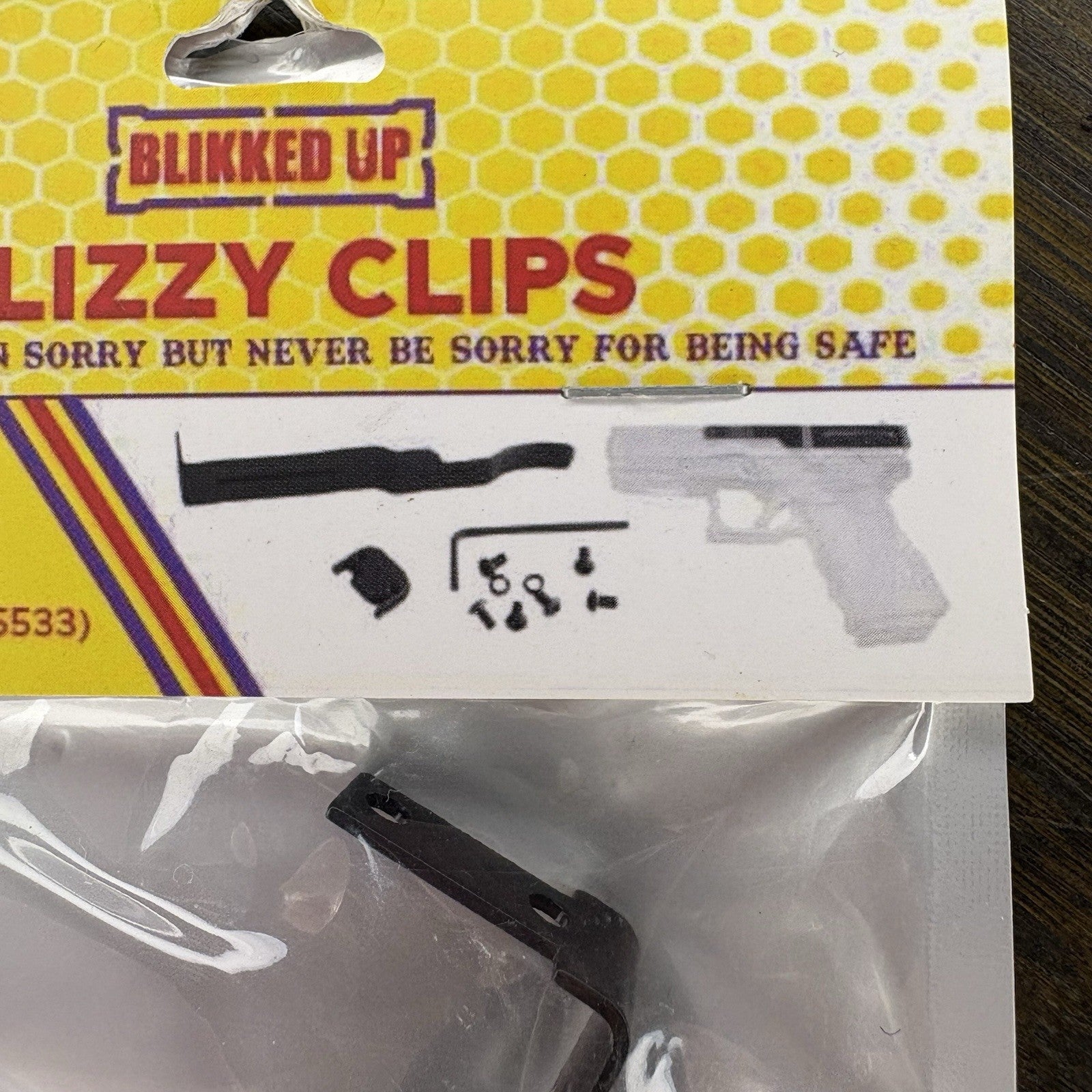 IWB Belt Clip Glock Slide Holster Blikked Up Glizzy Clip 17/19/23/24/25/26/274