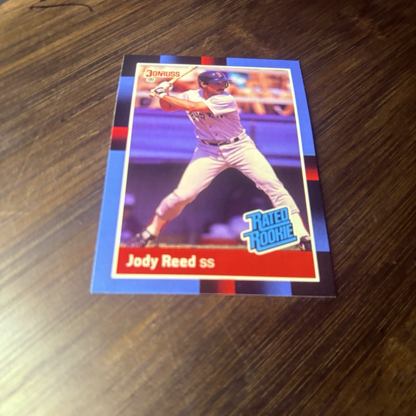 1988 Jody Reed Donruss Rated Rookie #41 Boston Baseball Card High Grade2