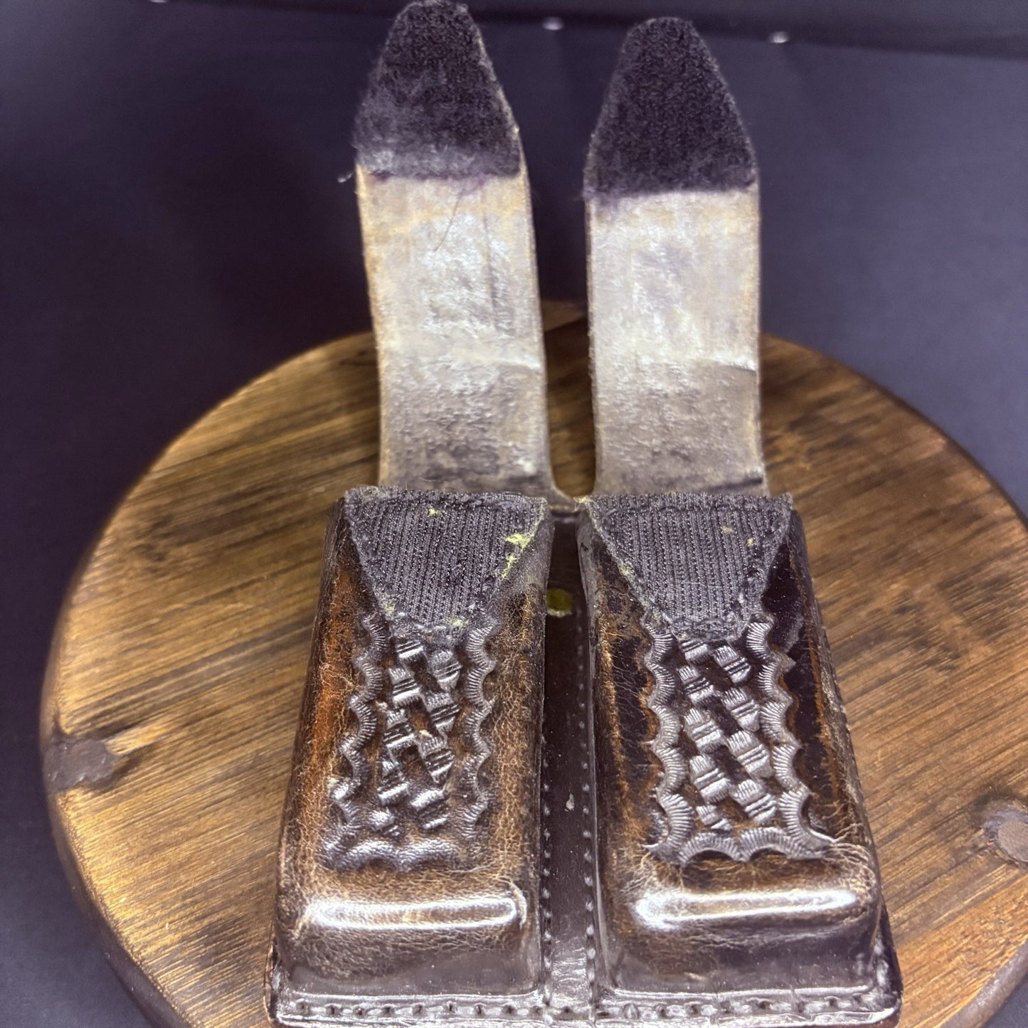 Gorgeous Tex Shoemaker GLOCK 21 Magazine Pouch Basketweave Leather (See Photos!)4