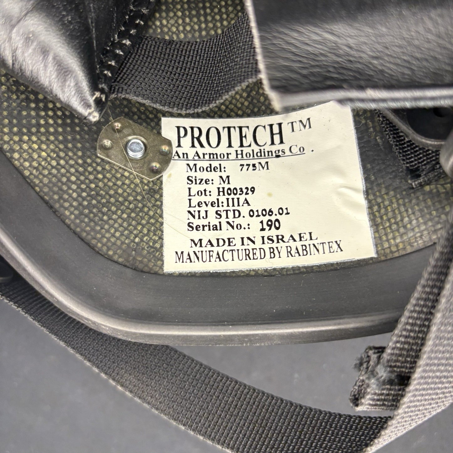 Protech Ballistic 3A(IIIA) Helmet Removable Face Shield Size Medium Bullet Proof16