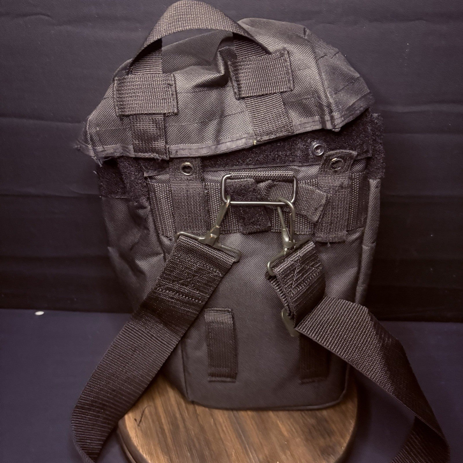 Gas Mask Or Large Utility Pouch EMT Tactical Military Hunting Black Nylon Case1