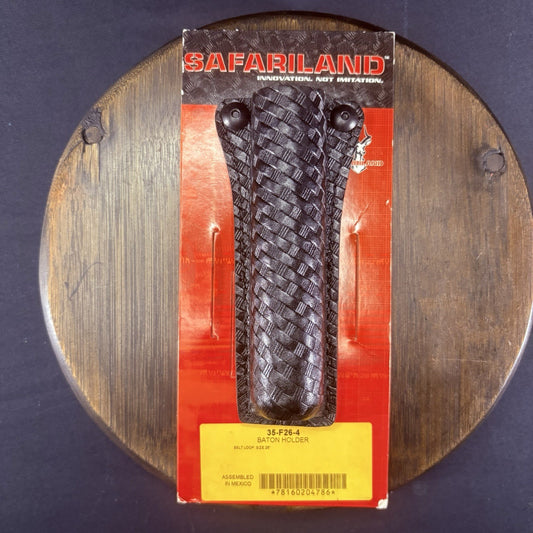 Safariland 35 Baton Holder Basketweave Black For 26" Foam Handle Batons 35-F26-40