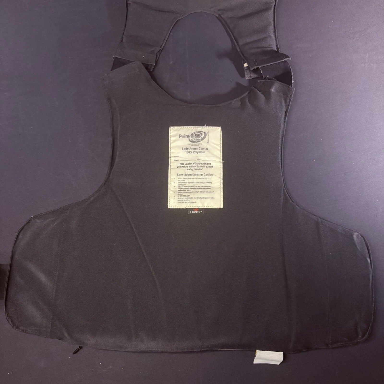 PB 3A Bullet Proof Vest Size Large IIIA Ballistic Concealable Body Armor7