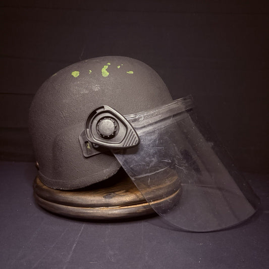 Protech IIIA (3A) Ballistic Helmet (Size Medium) w/ Long Removable Face Shield0