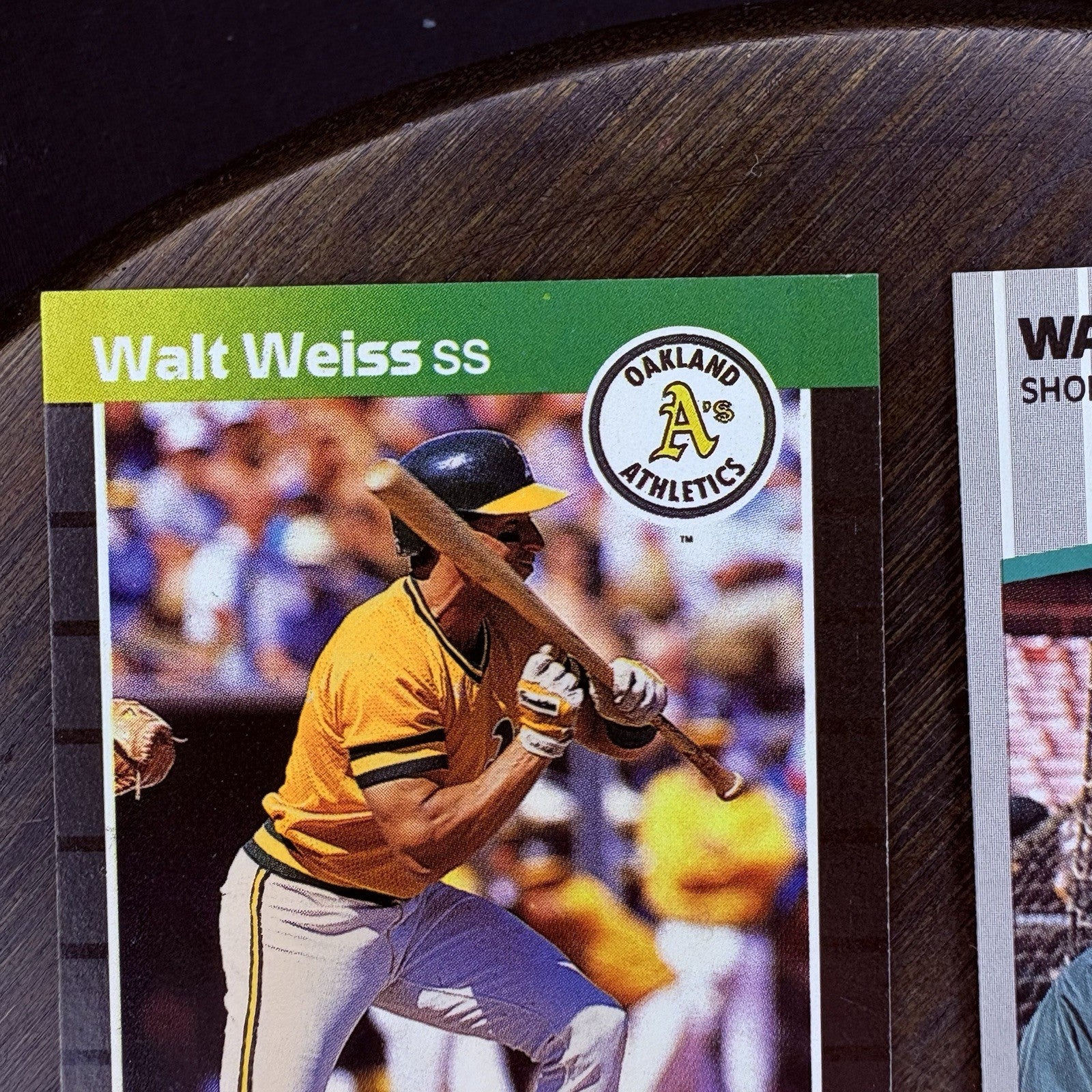 1989 Walt Weiss Trading Card (Lot Of 4) #316, #446, #24 HIGH GRADE10