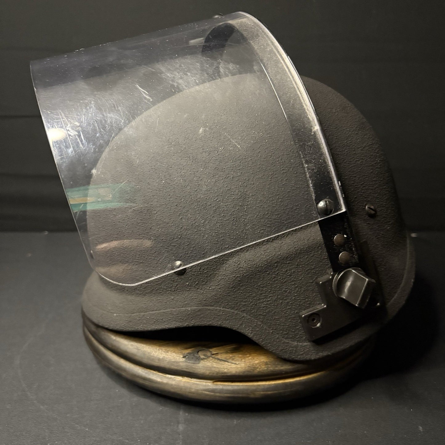 Ballistic IIIA Helmet w/ Removable Face Shield USA Made Size Medium Bullet Proof1