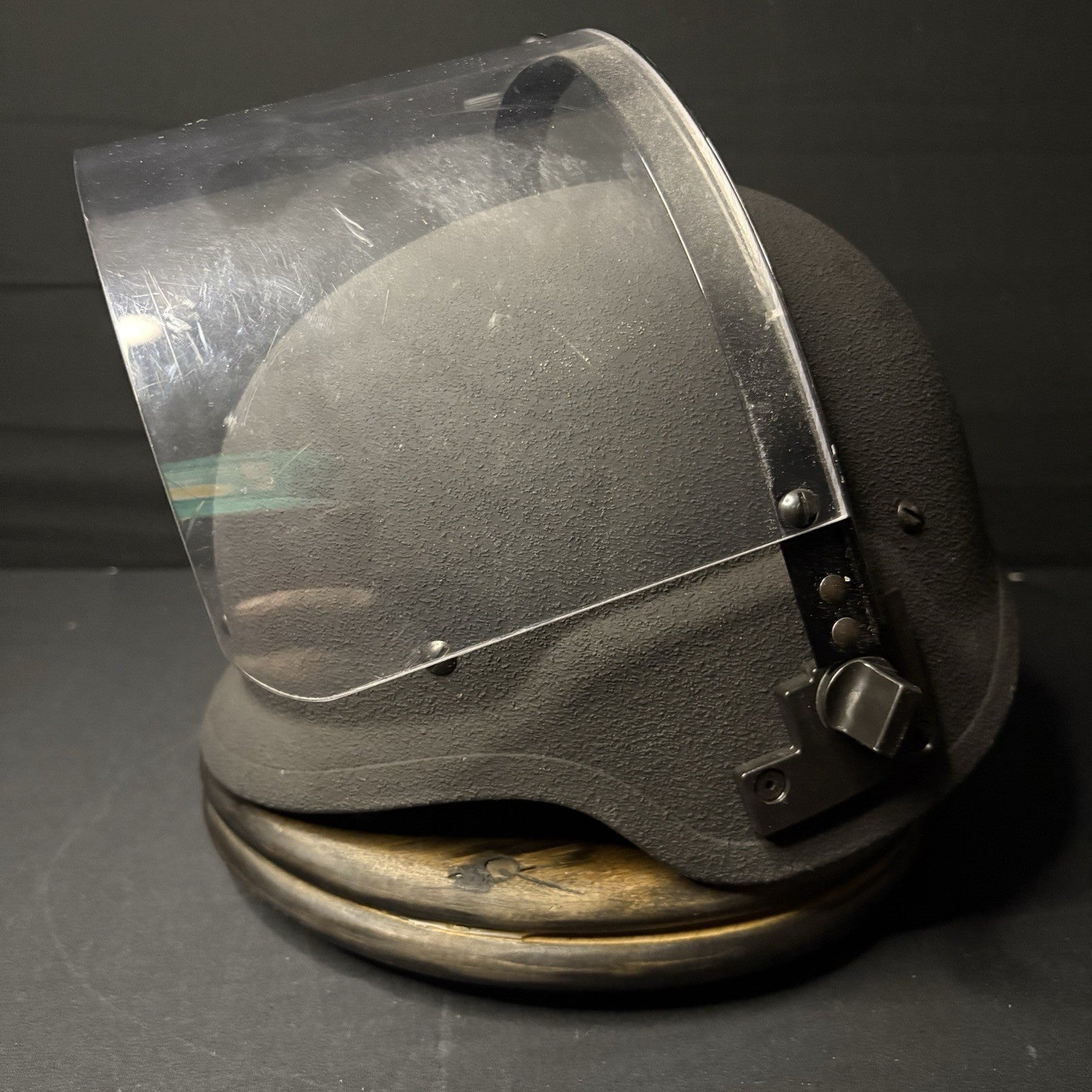 Ballistic IIIA Helmet w/ Removable Face Shield USA Made Size Medium Bullet Proof1