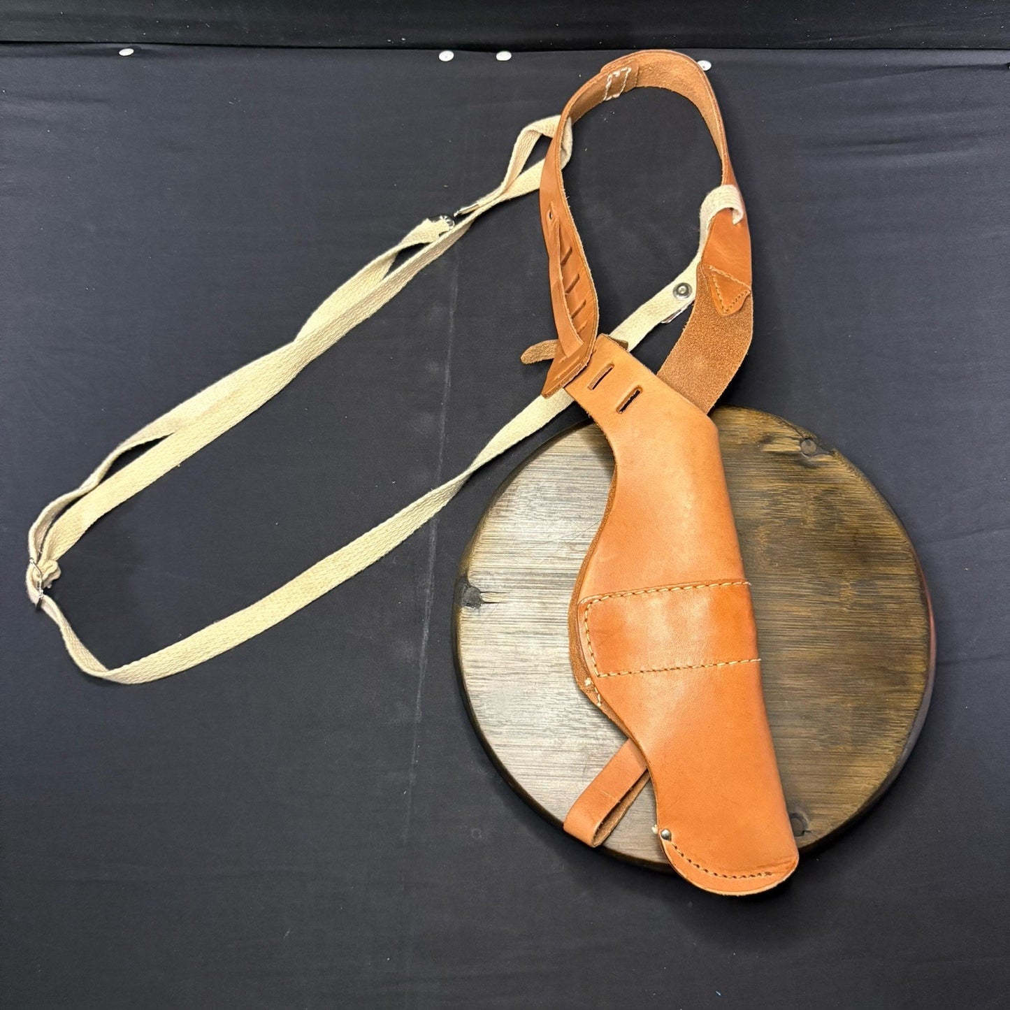 Bucheimer Shoulder Holster .45 & .38 Super Auto Leather RH Model A-5453