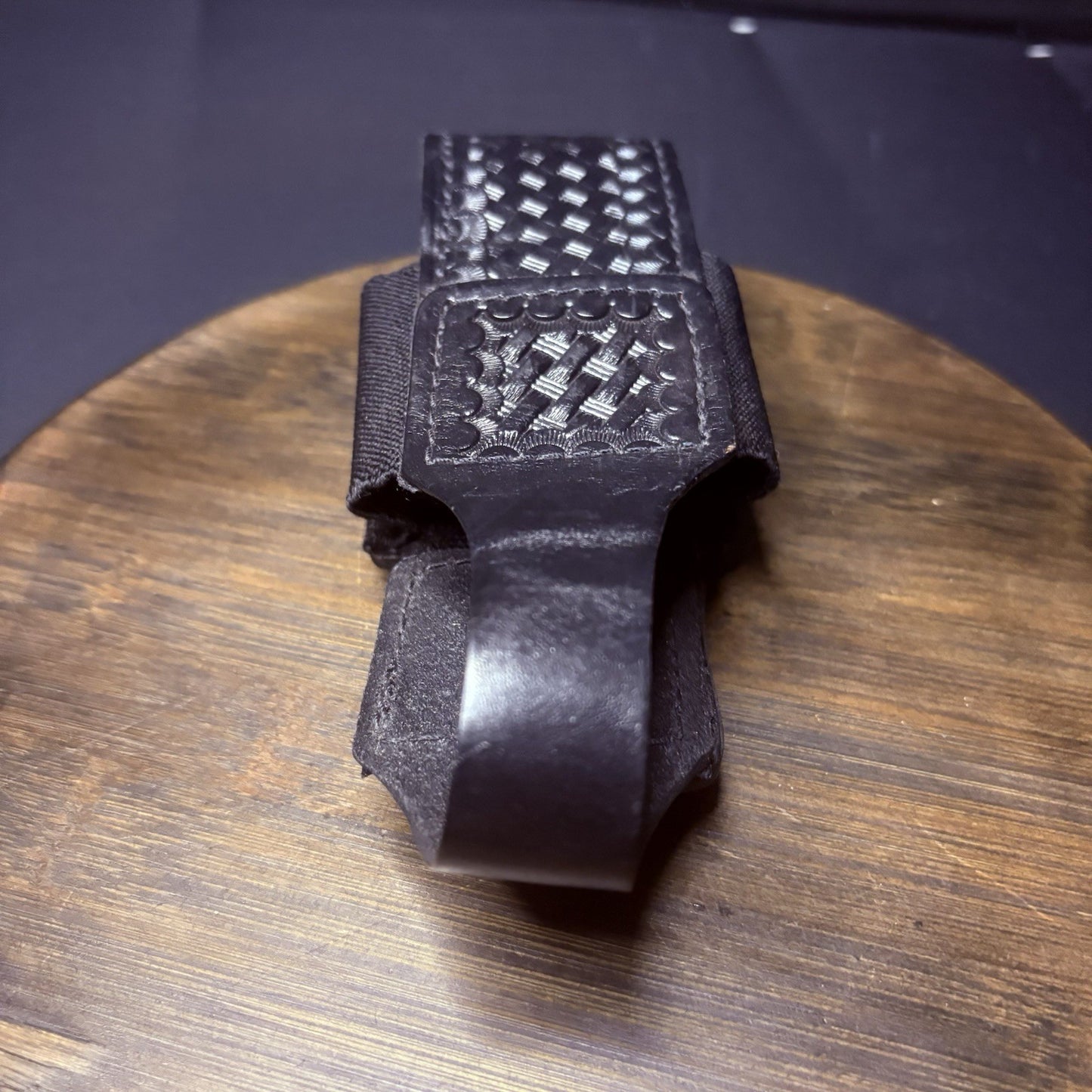 AKER Universal Phone/ Radio Holder w/Clip 6.5" x 3" 1 3/4" Basket Weave (688U)6