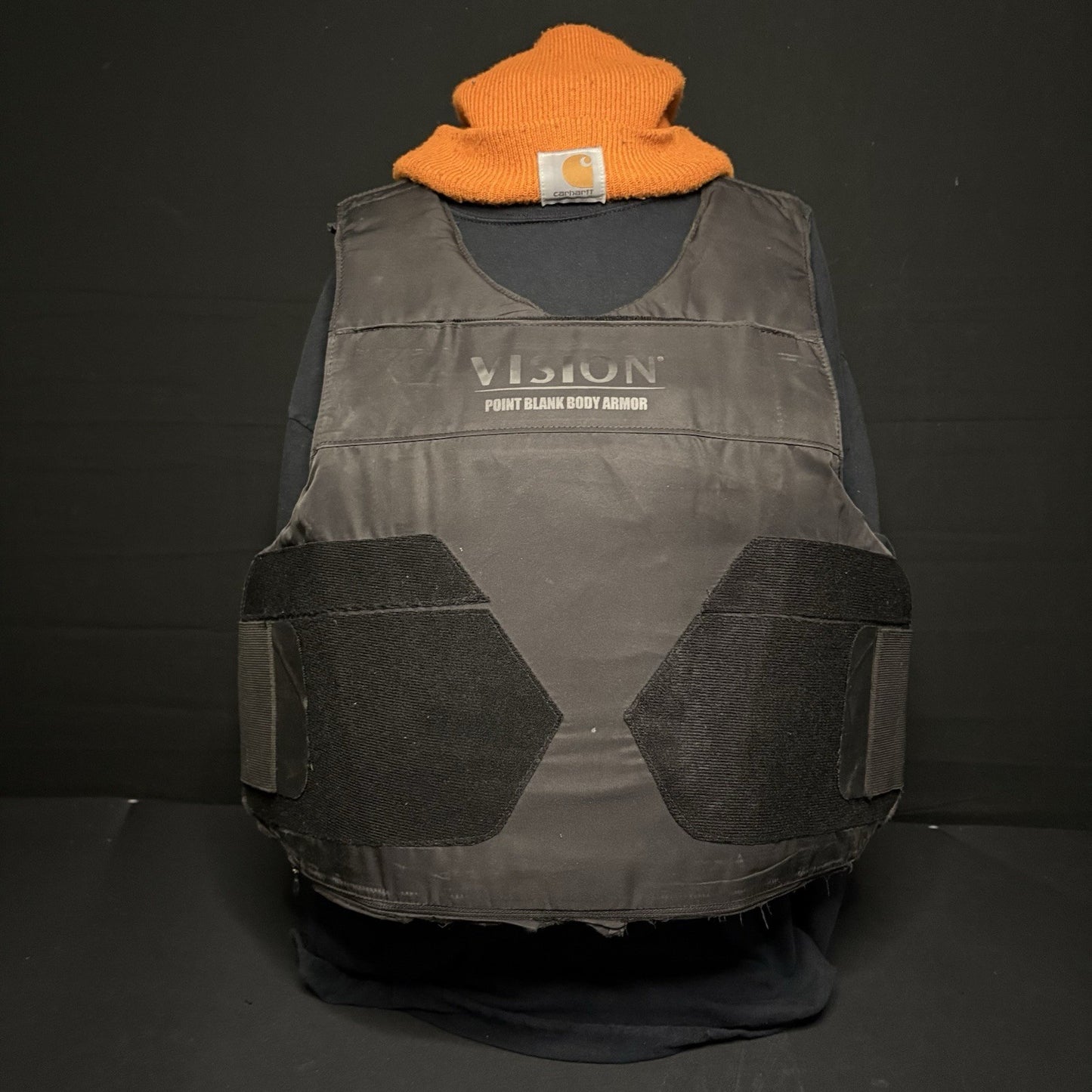 PB Level 2 II Bullet Proof Vest Size Large w/Trauma Plate Concealable Body Armor0