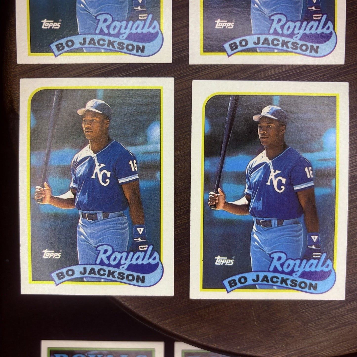 (Lot of 12) 1989 Bo Jackson Trading Cards #221, #540, #750, #180, #208, #2858