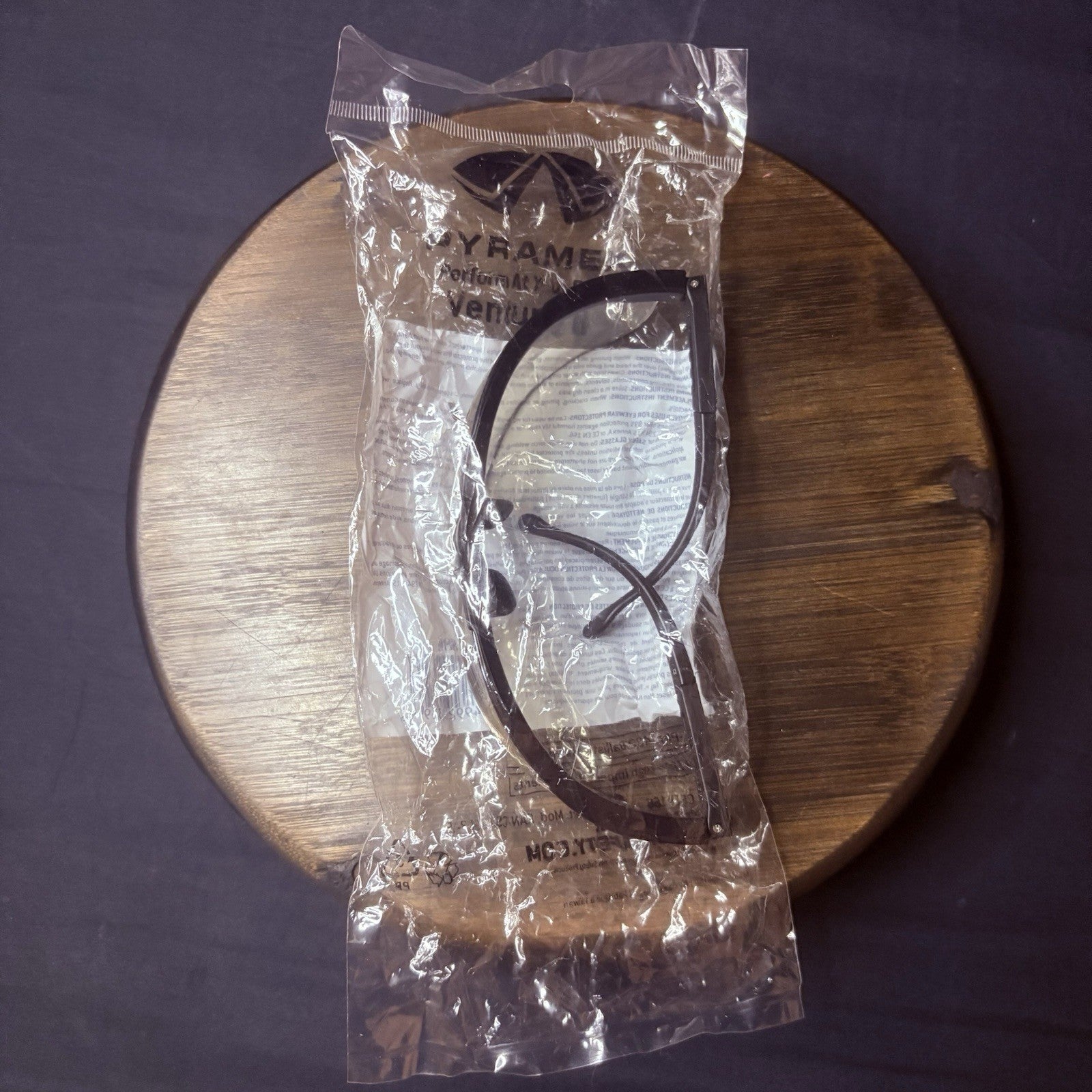 Pyramex Venture II - Mirror Lens With Black Frame Safety Glasses (SB1810S)3