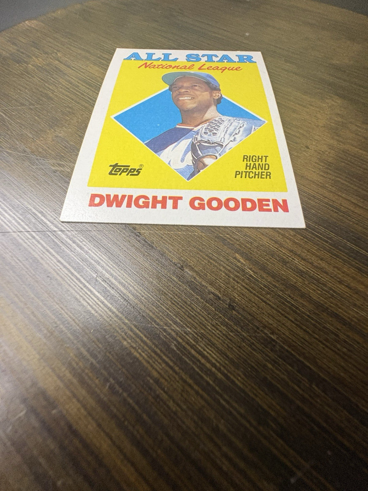 1988 Topps All Star 405 Dwight Gooden Error White on “R” + Extra Card High Grade10