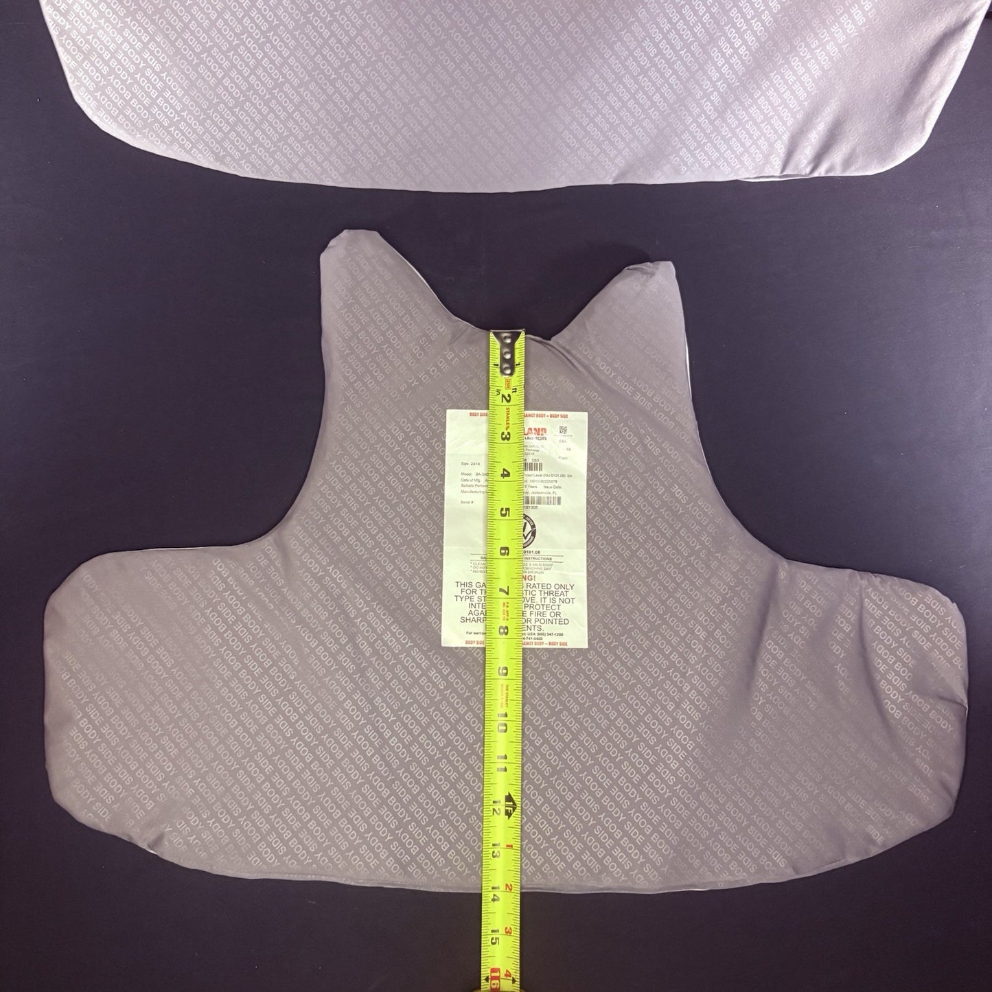 Safariland 2023 SX Bullet Proof 3A Panels Size XXL Thinnest IIIA Ballistic Armor7