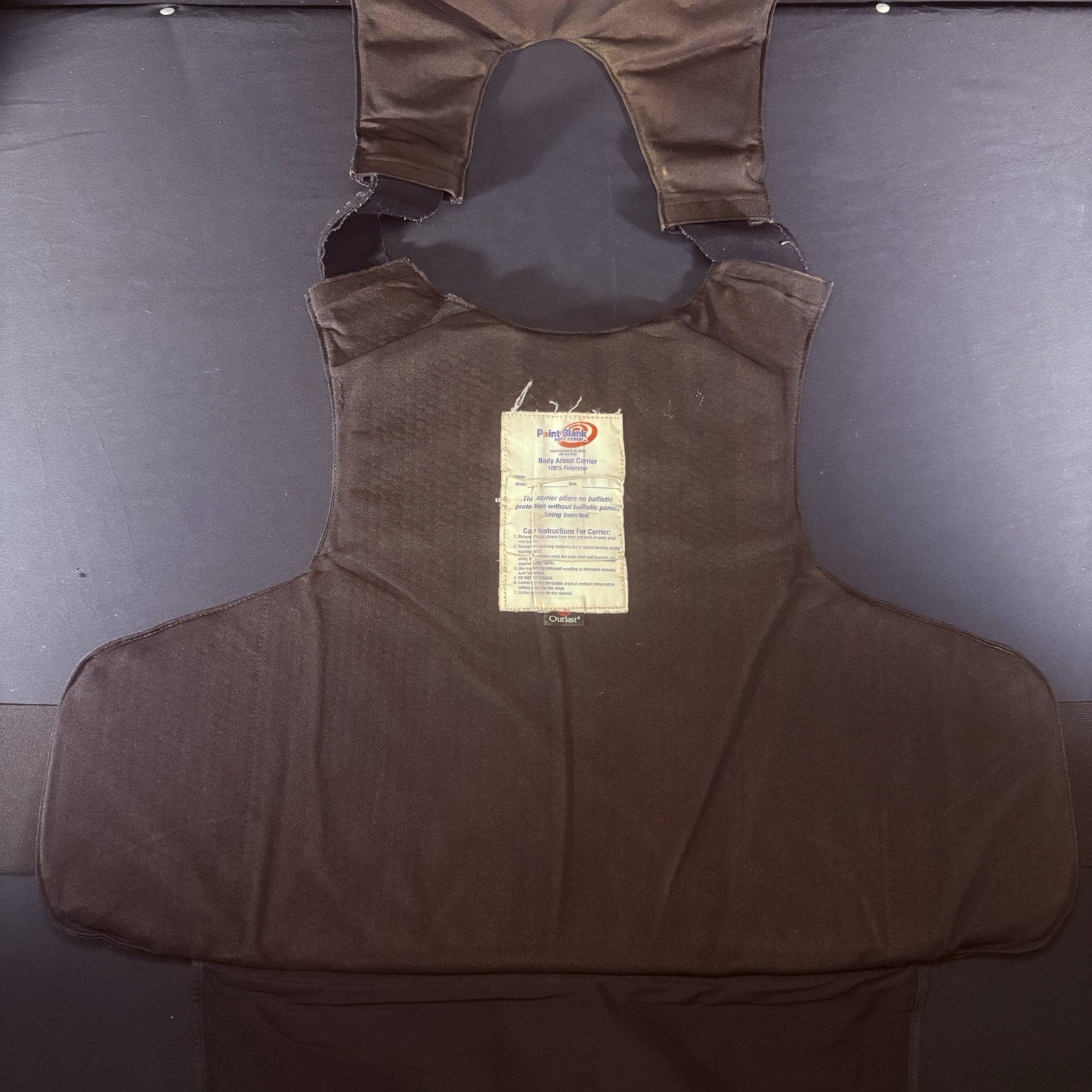 PB Level 2 II Bullet Proof Vest Size XL w/Trauma Plate Concealable Body Armor7