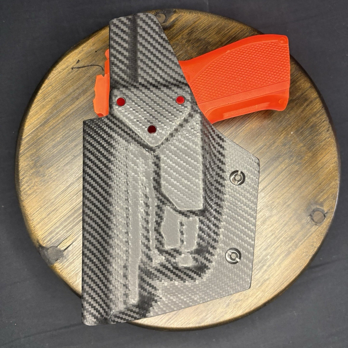 S&W 5906 Holster w/Flashlight Carbon Fiber Smith and Wesson 5906 No Clip Or Loop2