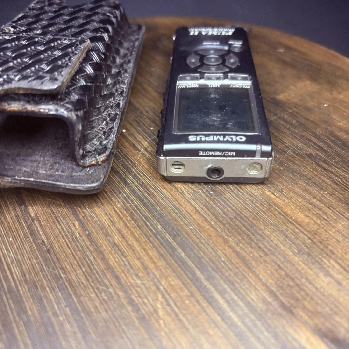 Olympus Puma 2/II Voice Recorder w/Leather Case Law Enforcement Police Dictation5