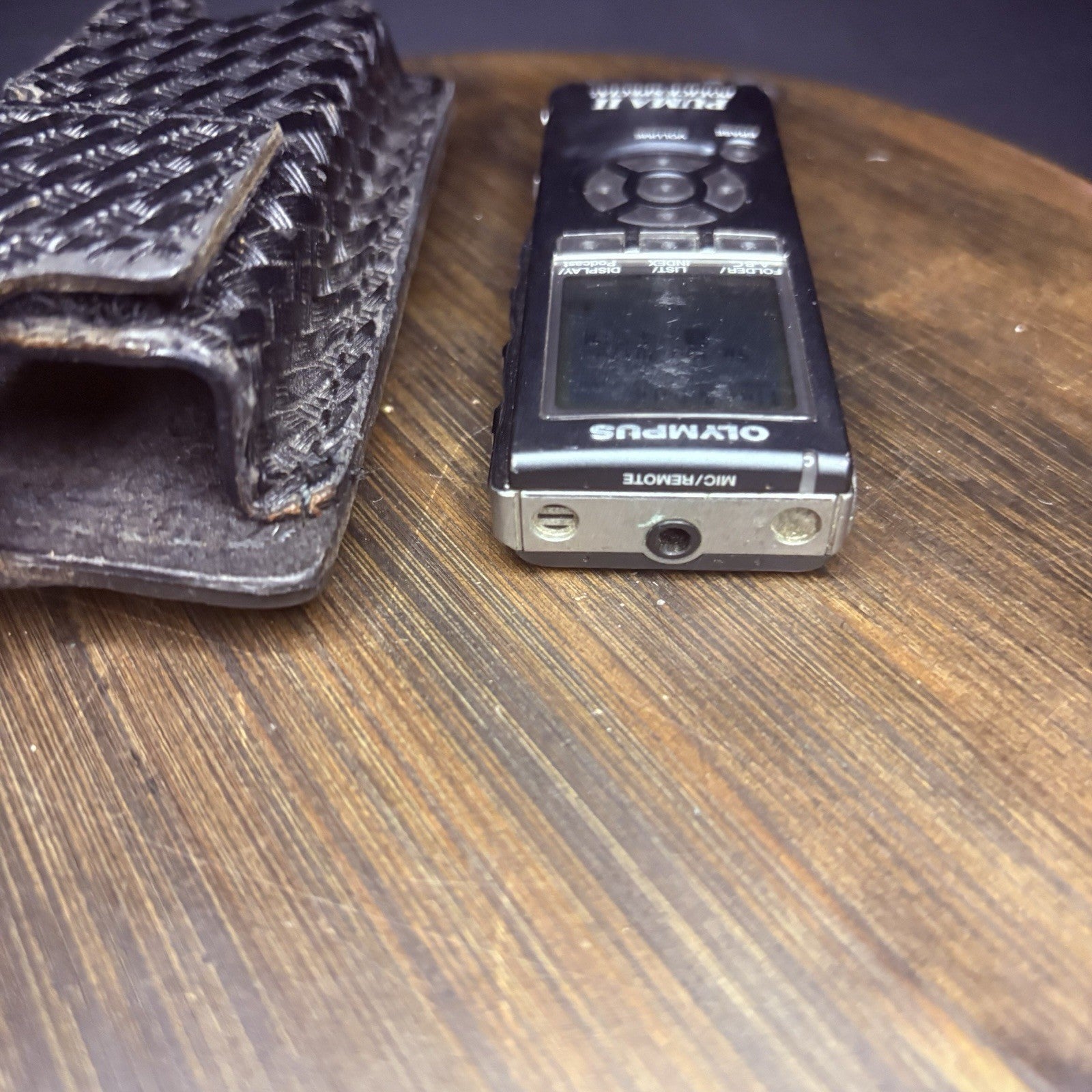 Olympus Puma 2/II Voice Recorder w/Leather Case Law Enforcement Police Dictation5