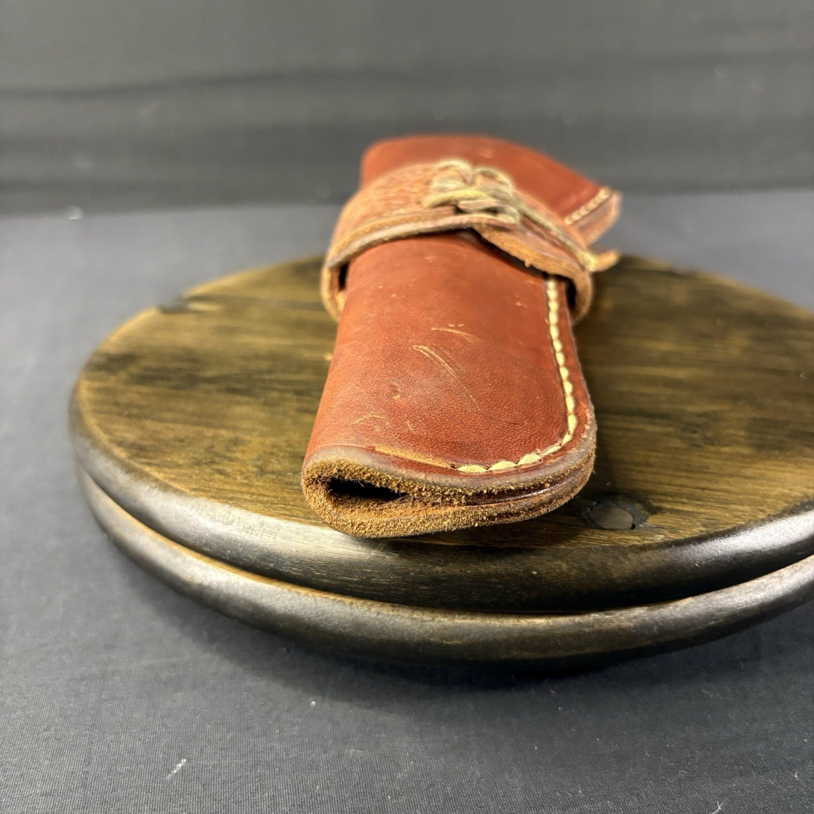 Hand Made Leather Single Action Revolver Holster Fits Up To 6” Left Hand Draw7