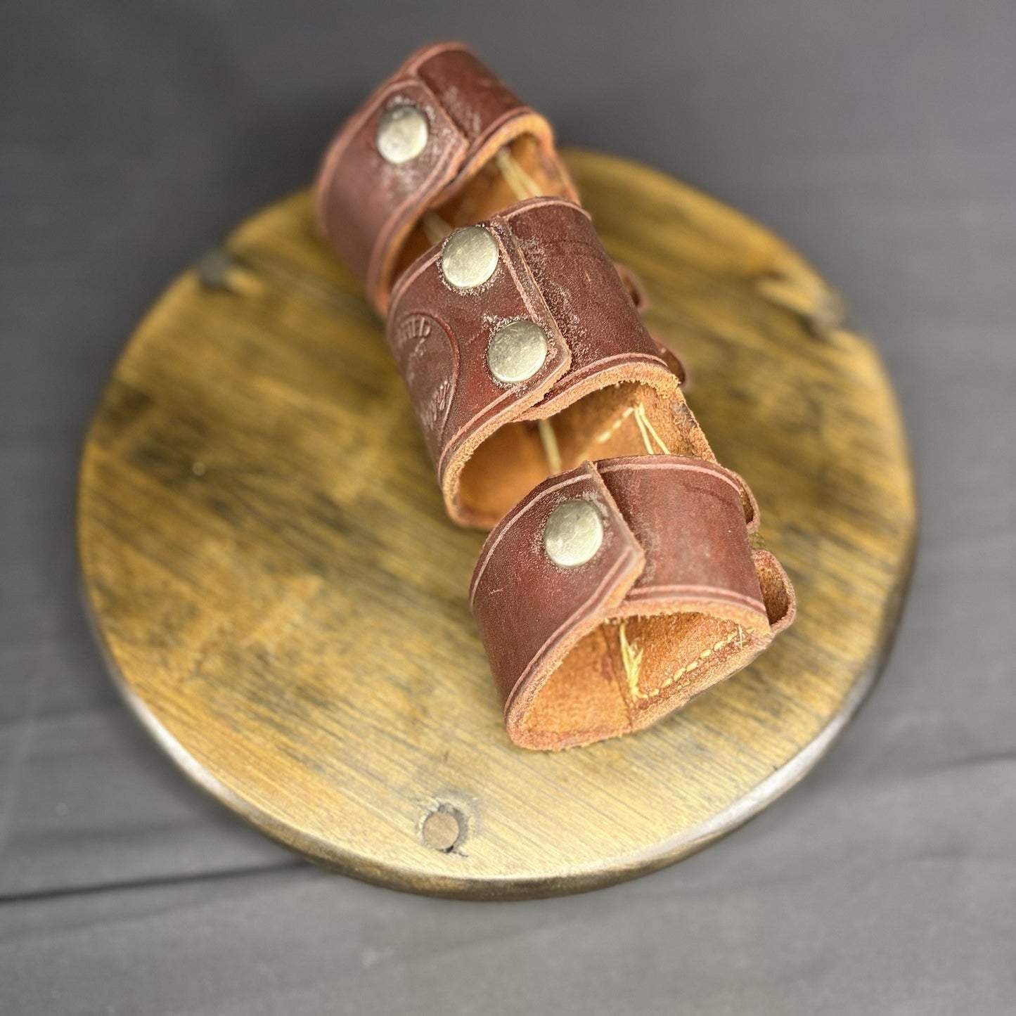 Custom Crafted Guns And Leather Shotgun Shell Belt Carrier By Trigger Happy8