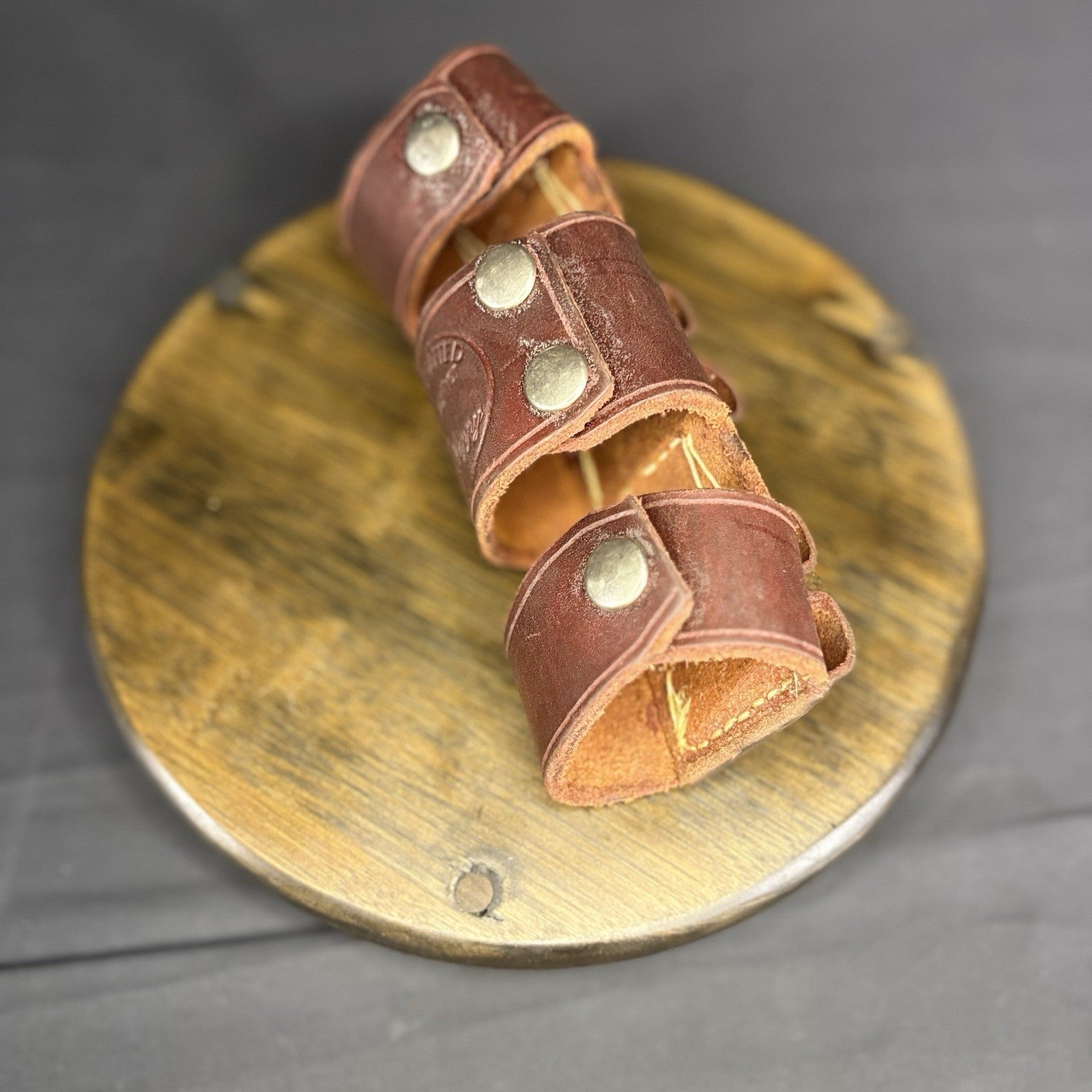 Custom Crafted Guns And Leather Shotgun Shell Belt Carrier By Trigger Happy8