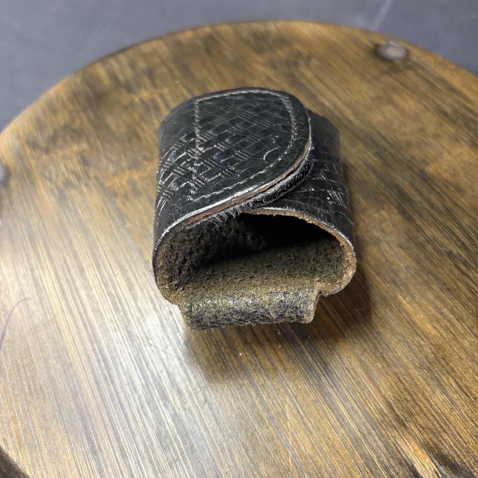 Tex Shoemaker Key Keeper Basket Weave ~88SK~ Silent Key Holder5