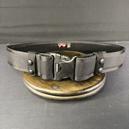 Bianchi Medium AccuMold Duty Belt - Black Waist Size 34”-40” w/ 2 Belt Keepers0