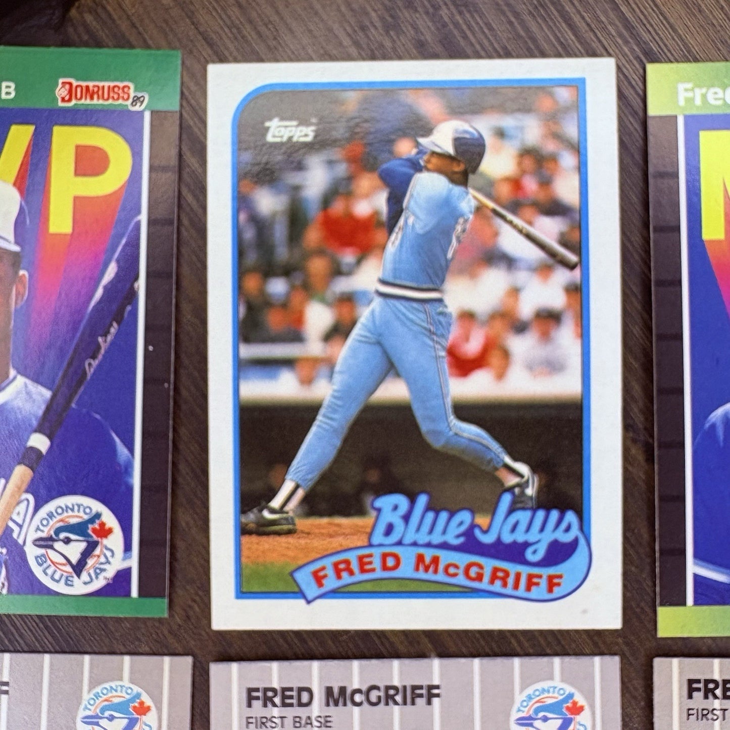 1989 Fred Mcgriff (Lot Of 6) Trading Cards BC19, #240, #745 HIGH GRADE6