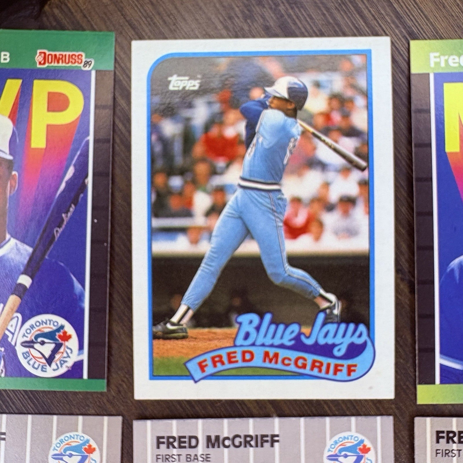 1989 Fred Mcgriff (Lot Of 6) Trading Cards BC19, #240, #745 HIGH GRADE6