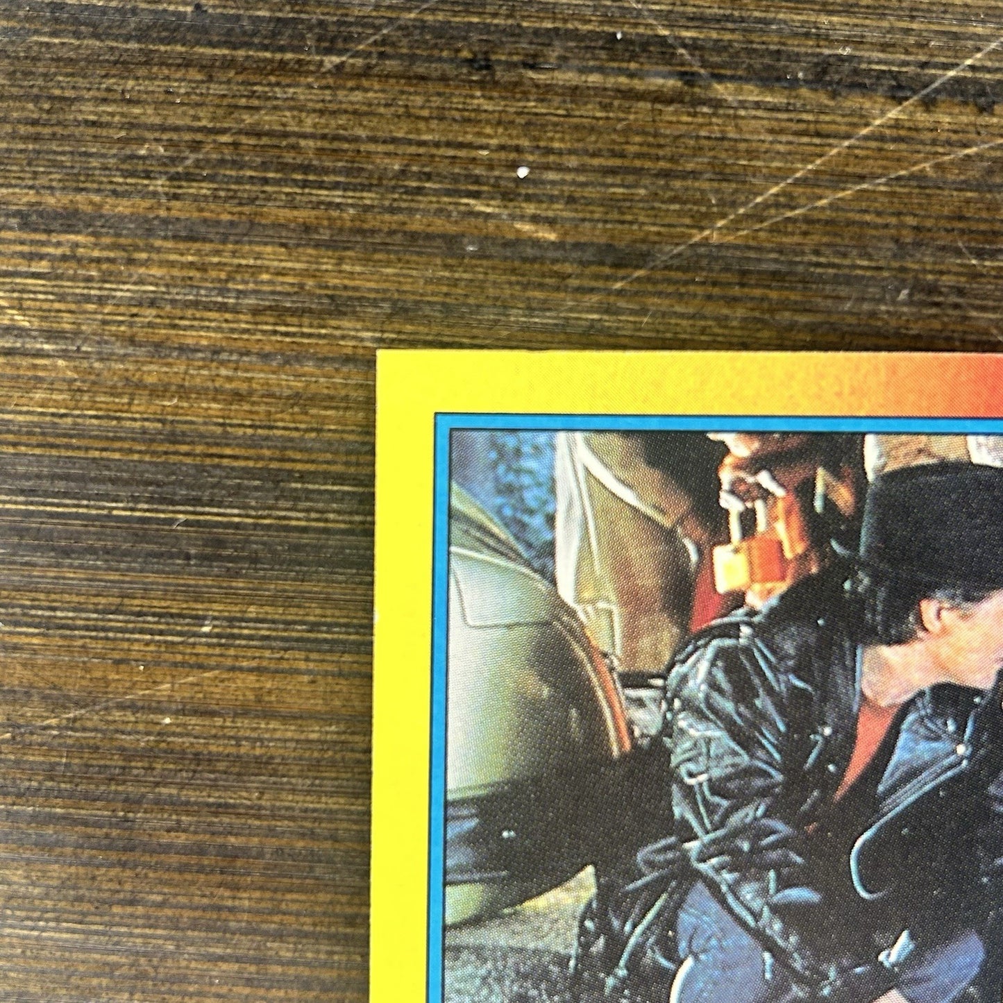 1989 Back To The Future Topps #64 Topps Trading Card "Retrieving The Almanac"2