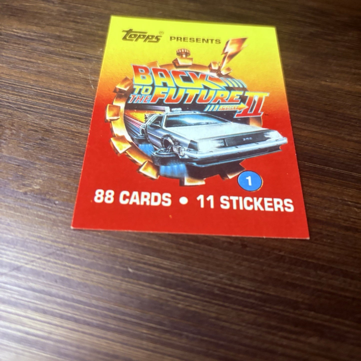 Back To The Future 2 1989 Topps #1 Title Card Will Grade High, See Photos2