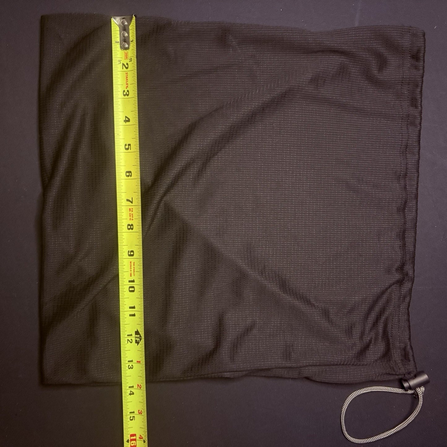 Drawstring Bag Black By Team Wendy 14" X 14"6